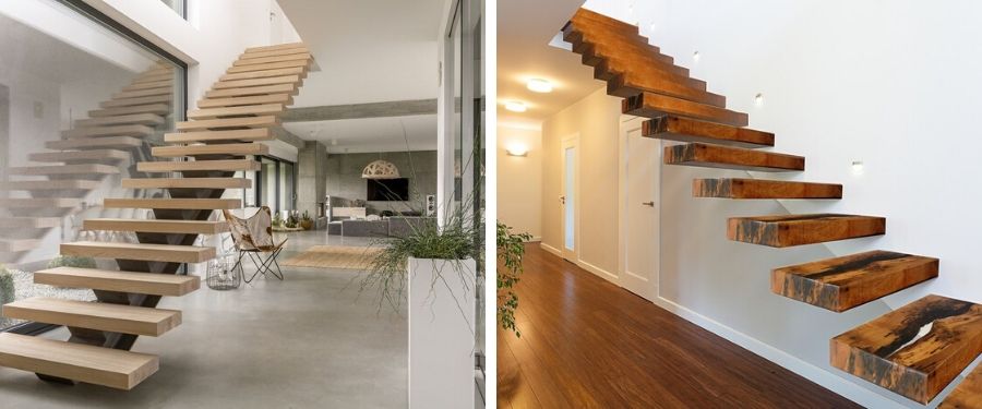 Por qué elegir escaleras voladas de madera