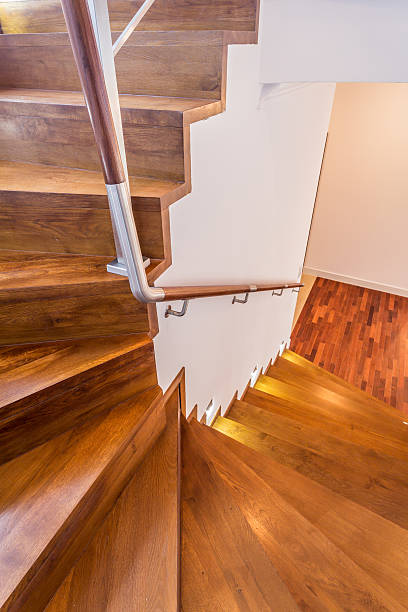 barandillas de madera